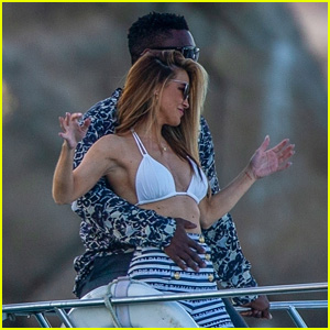 Chrishell Stause & Keo Motsepe Flaunt PDA in Cabo While On a Boat with Gleb Savchenko & Cassie Scerbo