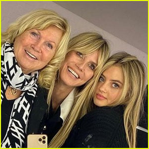 Heidi Klum Shares a Sweet Family Photo With Her Mom & Daughter Leni!