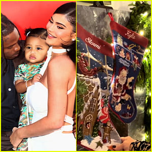 Kylie Jenner Reveals Her Christmas Decorations, No Stocking for Travis Scott