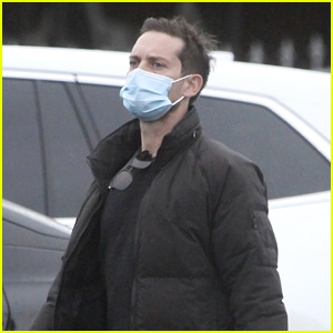 Tobey Maguire Spotted Out & About on Christmas Day