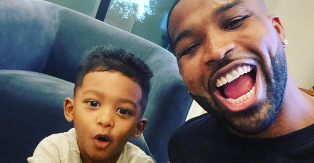 Tristan Thompson Shares Rare Photos with Son Prince on His 4th Birthday(01)