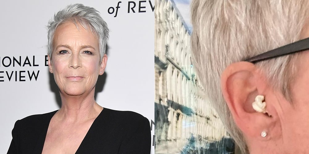 Jamie Lee Curtis Accidentally Put Popcorn in Her Ear Instead of AirPod