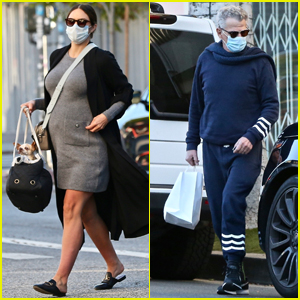 Pregnant Katharine McPhee & Husband David Foster Couple Up for Lunch Date