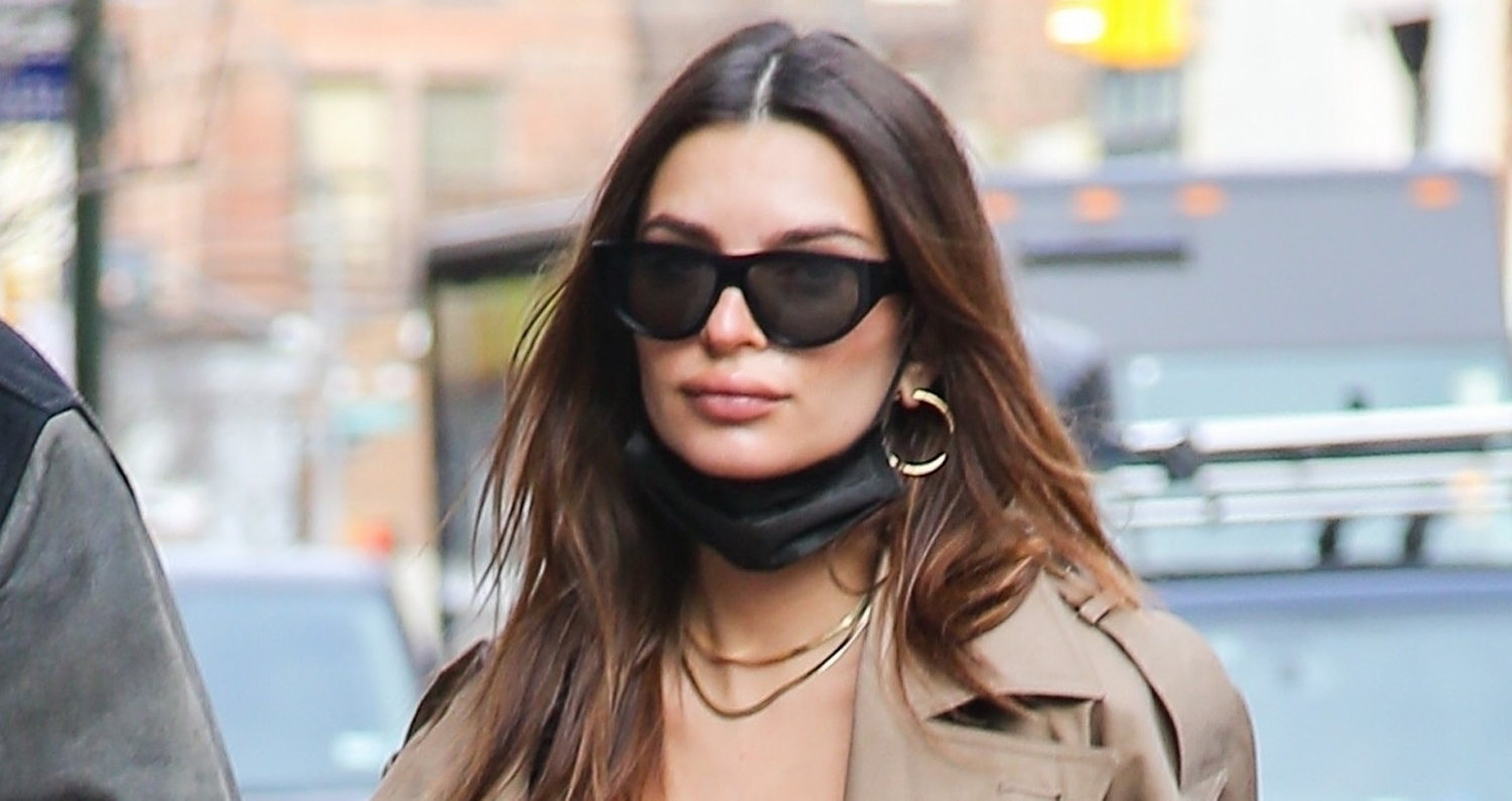 Pregnant Emily Ratajkowski Heads Out in NYC After Saying She’s ‘Bout to Pop’
