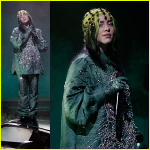 Billie Eilish Performs 'Everything I Wanted' on Top of a Car for the 2021 Grammys