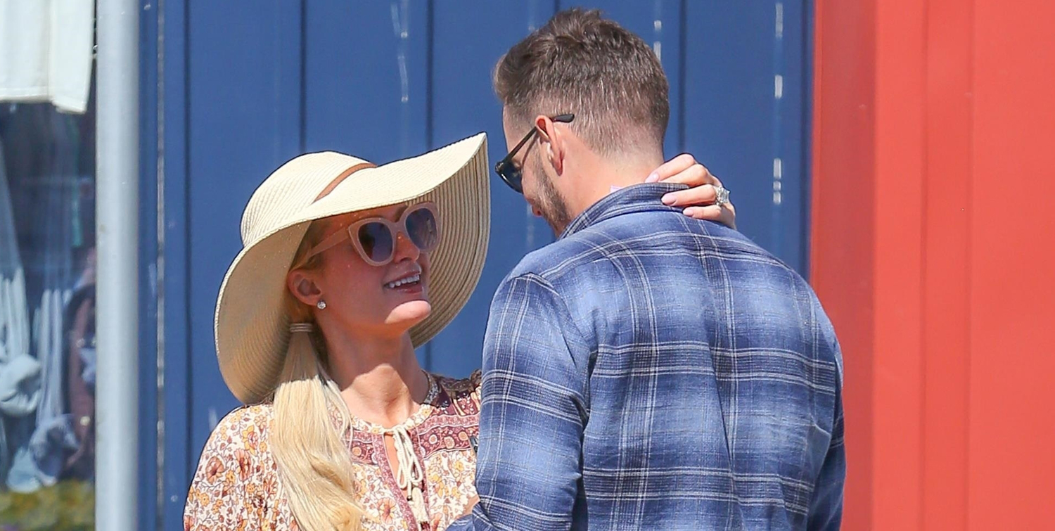 Paris Hilton & Fiance Carter Reum Look So In Love While Out in Malibu