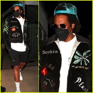 Jay-Z Rocks Shorts & Shades for Dinner in Santa Monica