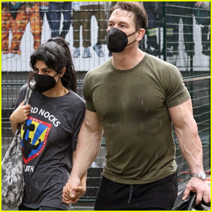 John Cena Shows Off His Muscles While Leaving the Gym with Wife Shay Shariatzadeh