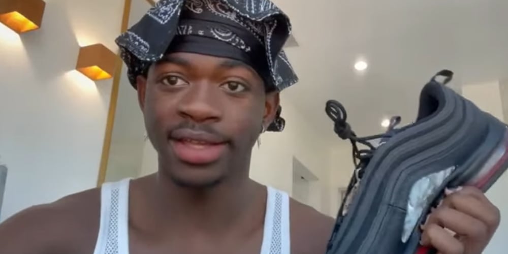 lil nas x shoes blood drop