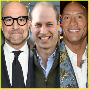 Stanley Tucci & Dwayne Johnson React to Losing World's Sexiest Bald Man Title to Prince William