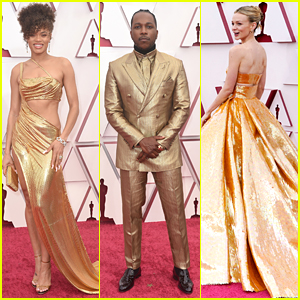 Andra Day, Carey Mulligan & Leslie Odom, Jr. All Went Gold For The Oscars 2021!