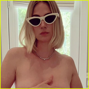 January Jones Poses Topless In Super Sexy Snap!