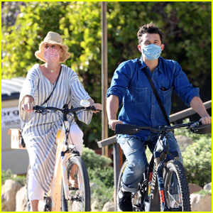 Katy Perry & Orlando Bloom Enjoy a Bike Ride Together in Santa Barbara