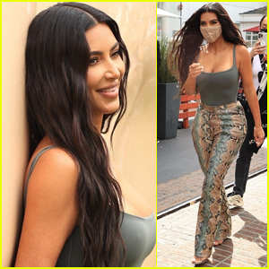 Kim Kardashian Visits Her SKIMS Pop-Up Shop After Becoming a Billionaire!