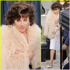 Lady Gaga Wraps Up in Fur Coat in Latest 'House of Gucci' Set Photos!