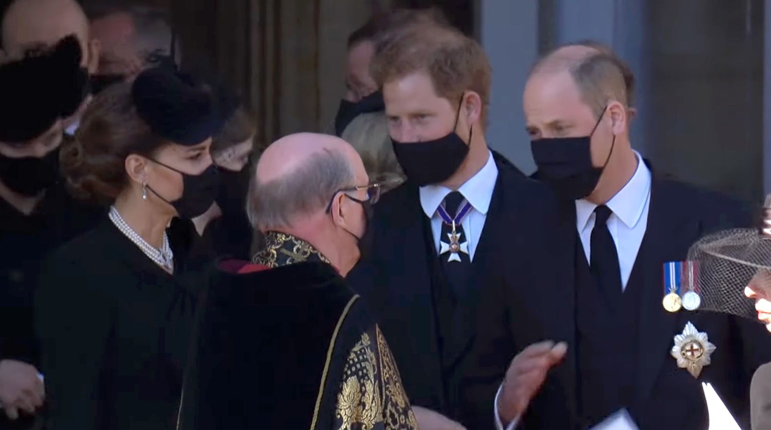 Lip Reader Reveals What Prince Harry & Prince William Said to Each Other After Prince Philip’s Funeral