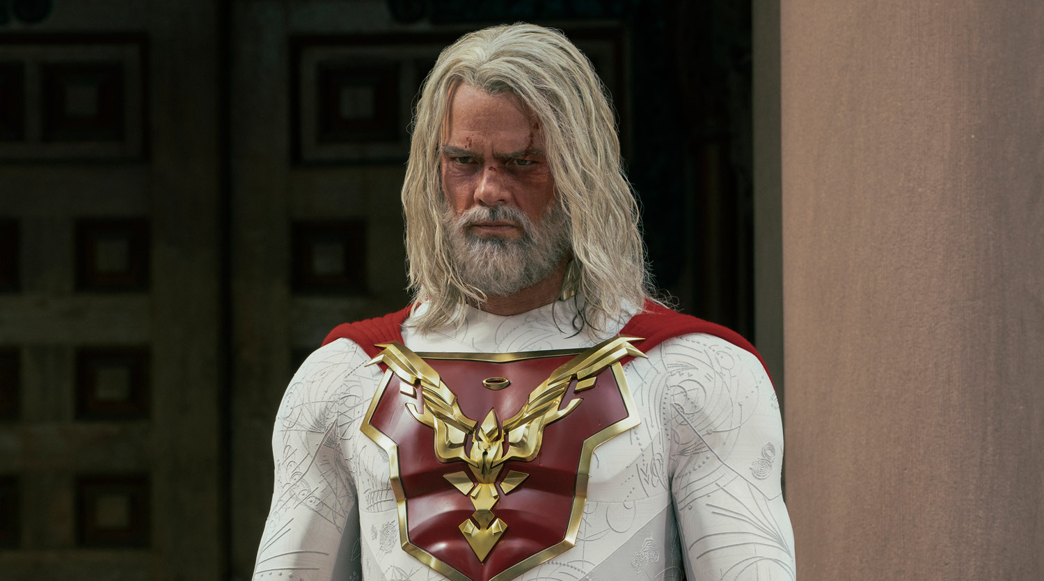 Every Photo of Josh Duhamel In His Skintight Superhero Costume for