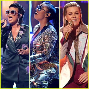 Demi Lovato, H.E.R., & Brandi Carlile Perform an Elton John Tribute at iHeartRadio Music Awards 2021 (Video)