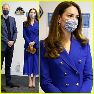 Kate Middleton Wears Royal Blue For Official Scotland Visit With Prince William