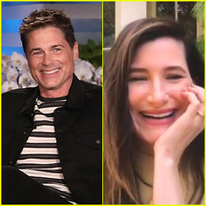 Kathryn Hahn Revealed Her Childhood Crush on Rob Lowe During A Mini Parks & Recreation Reunion
