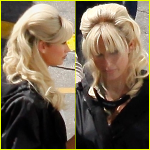 Lily James as Pamela Anderson - First Look Photos!