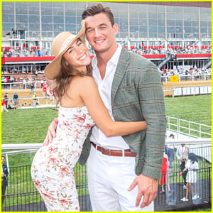 Tyler Cameron Cozies Up With Camila Kendra at The Preakness