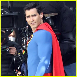 Tyler Hoechlin Spotted In a Retro Superman Suit In New 'Superman & Lois' Photos!