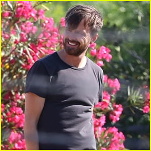 Aaron Paul Looks So Different With Long Hair While Filming A New Movie in LA