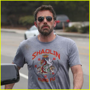 Ben Affleck Shows Off His Muscles As He Picks his Son Up from Swim Practice