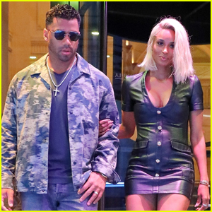 Ciara Rocks Tiny Leather Dress for Night Out with Hubby Russell Wilson
