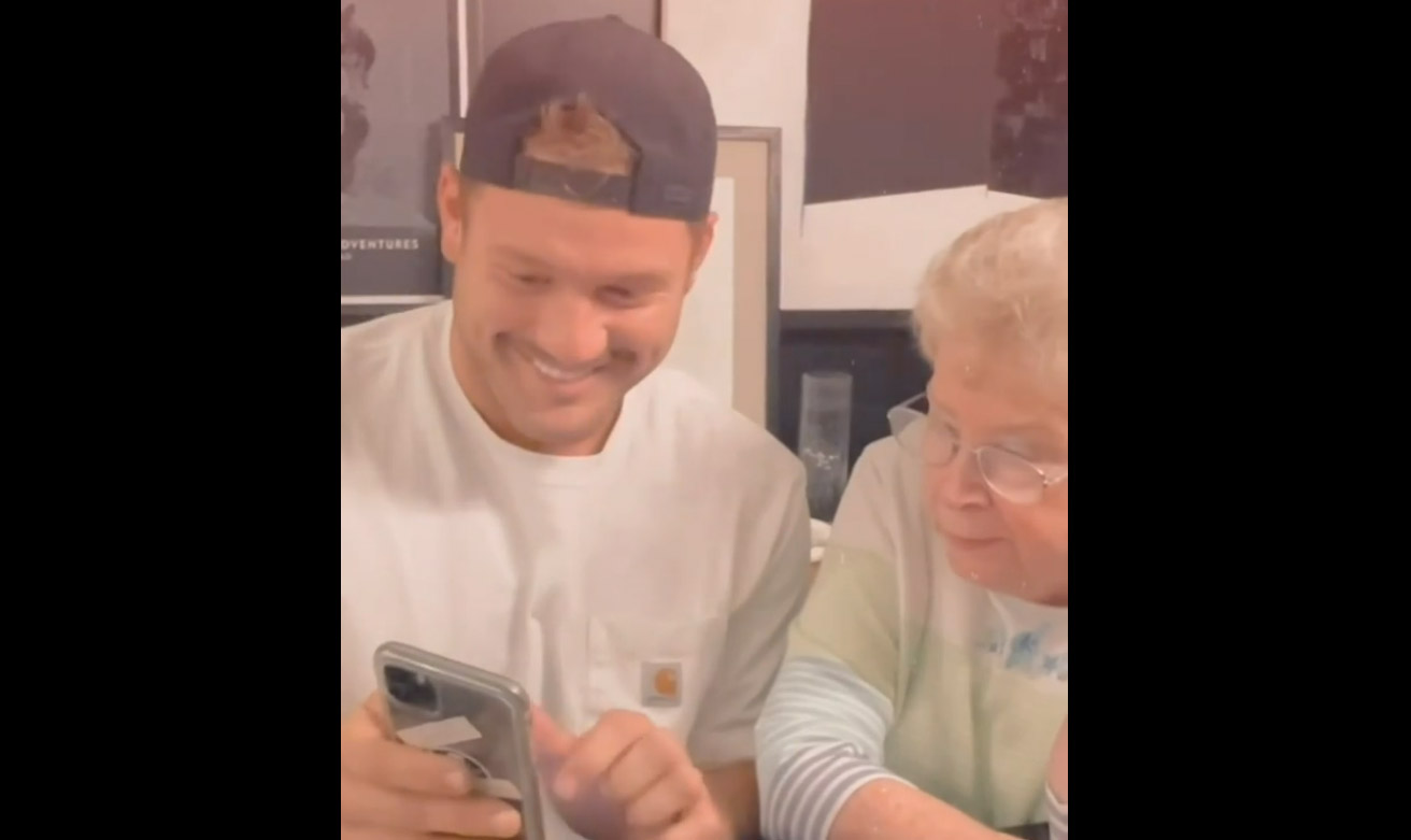 Colton Underwood Shares Hilarious Video of His Grandma Helping Him(00)