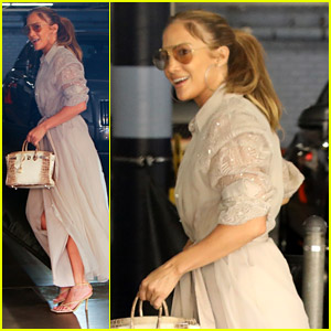 Jennifer Lopez's Summer Style Is On Point While Arriving For Business Meeting