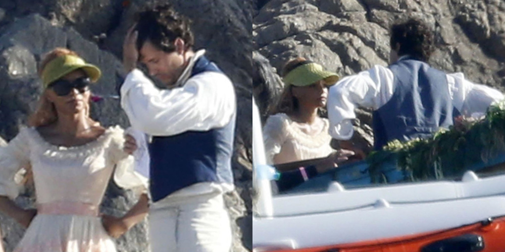 Halle Bailey & Jonah Hauer-King Seem to Be Filming Iconic ‘Little Mermaid’ Scene in These New Set Photos!
