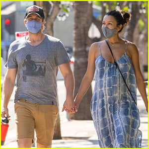 Glee's Matthew Morrison Spotted Strolling Hand-in-Hand with Wife Renee