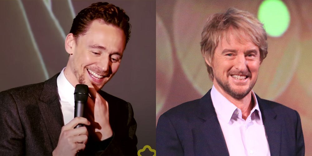Tom Hiddleston Does His Best Owen Wilson Impression While Promoting