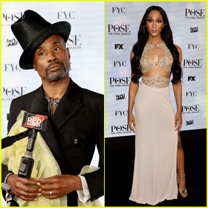 Billy Porter & MJ Rodriguez Attend 'Pose' Drive-In Event at Rose Bowl!