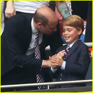 See Every Photo of Prince George at UEFA Championship Soccer Match with His Mom & Dad!