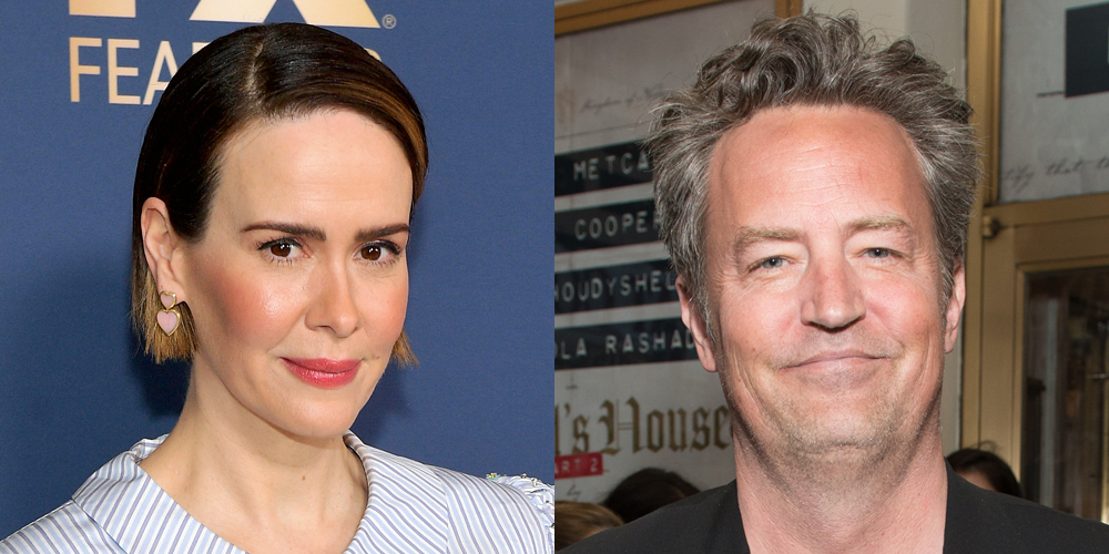 Sarah Paulson Dishes on the Awkward Moment She Shared with Matthew