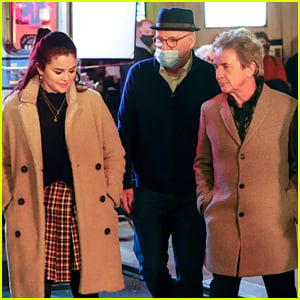Selena Gomez Says 'Only Murders In The Building' Co-Stars Martin Short & Steve Martin Are Just 'Brilliant'