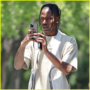 Travis Scott Drives Dangerously on Camera While Going to See His Daughter Stormi