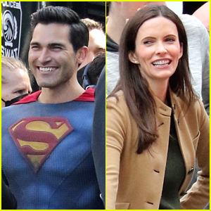 Tyler Hoechlin & Bitsie Tulloch Are All Smiles on Set for the 'Superman & Lois' Season Finale