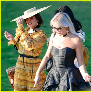 Vanessa Hudgens Attends a Costume Party in the Park!