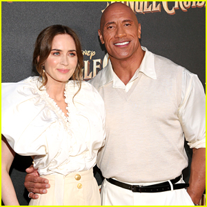 Emily Blunt Reveals If 'Jungle Cruise' Co-Star Dwayne Johnson Is A Good Kisser Or Not