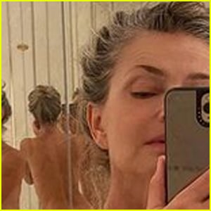 Paulina Porizkova Bares All in a Stripped-Down Mirror Selfie