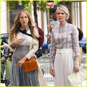 Sarah Jessica Parker & Cynthia Nixon Film First Scenes for 'Sex & The City' Reboot 'And Just Like That': See All the Set Pics!