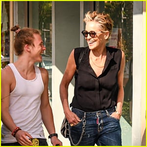 Sharon Stone Makes Rare Appearance with Her 21-Year-Old Son Roan