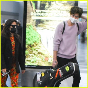 Shawn Mendes & Camila Cabello Couple Up for Trip to NYC