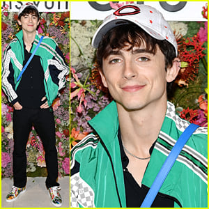 Timothee Chalamet Went Graphic With His Fashion For Louis Vuitton Dinner in Cannes