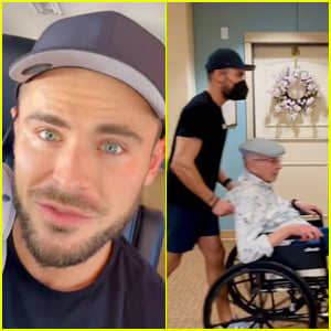 Zac & Dylan Efron Bust Their Grandpa Out of His Senior Living Facility in New Instagram Video!