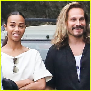 Zoe Saldana & Marco Perego Spend the Day Together in Italy